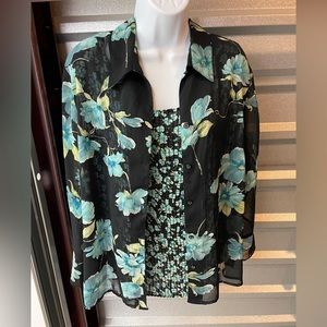 Women’s 2-piece blouse by Elementz, size XL